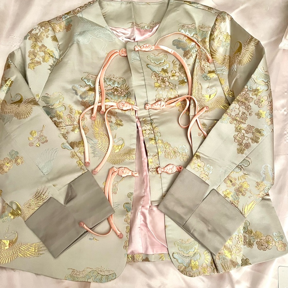 Lot of 6 Floral Embroidered jackets,  6 different jackets